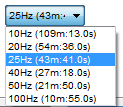 1. On Board Logging Recording Frequency