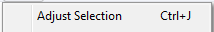 1. Adjust Selection
