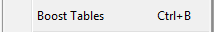 3. Boost Tables