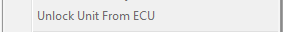 6. Unlock Unit From ECU
